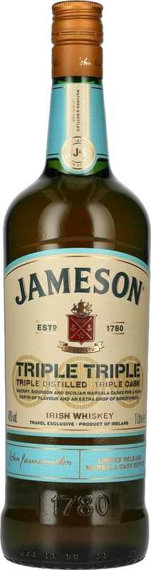 Jameson Triple Triple Marsala Cask Edition Irish Whiskey 1L | Bottle Stop