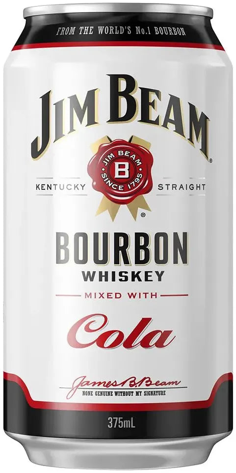 Buy Jim Beam White & Cola 375ml online-Pre-Mixed Drinks-Jim Beam store-[Alcohol Delivery]-[Bottleshop_near_me]-[liquor_marketplace]-Bottle_Stop-formerly_boozebud