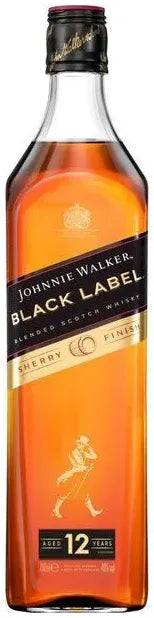 Buy Johnnie Walker 12 Years Old Black Label Sherry Finish Blended Scotch Whisky 700ml Online at Bottle Stop