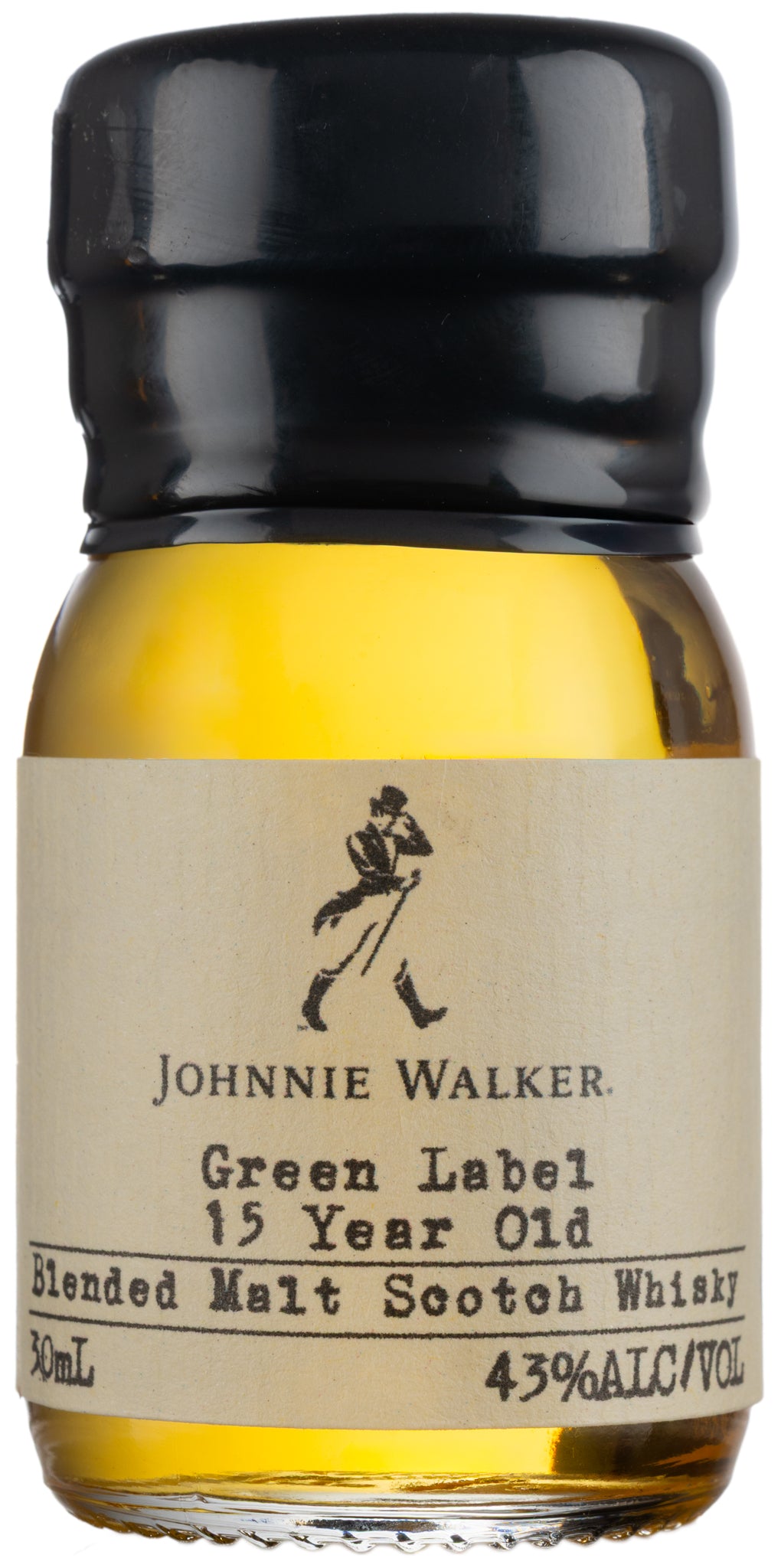 Buy Johnnie Walker Green Label 15 Year Old Blended Malt Scotch Whisky 30ml Online at Bottle Stop