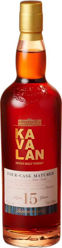 Kavalan 15 Year Old Four Cask 2025 Edition Single Malt Taiwanese Whisky 700ml | Bottle Stop