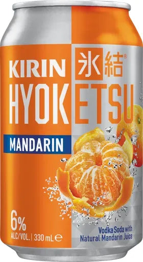 Kirin Hyoketsu Mandarin 6% 24 Pack Cans 330ml | Bottle Stop