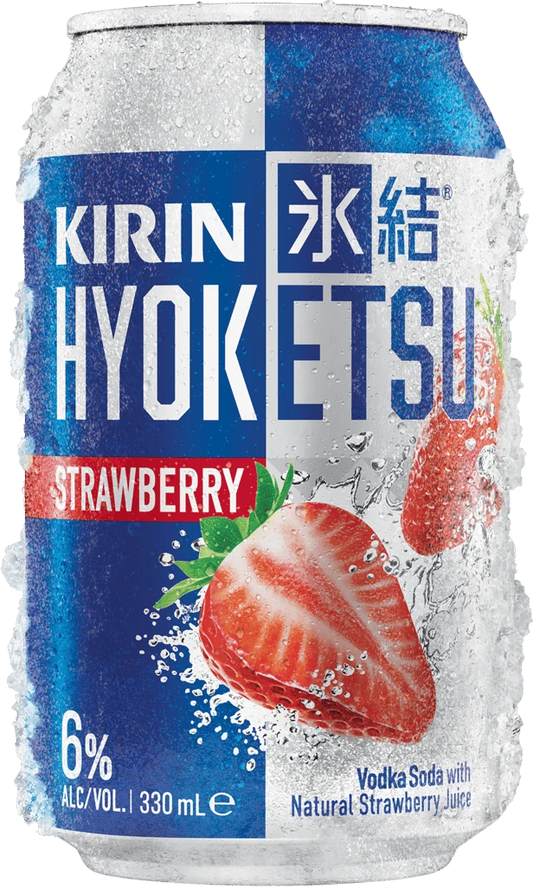 Kirin Hyoketsu Strawberry 6% 24 Pack Cans 330ml | Bottle Stop