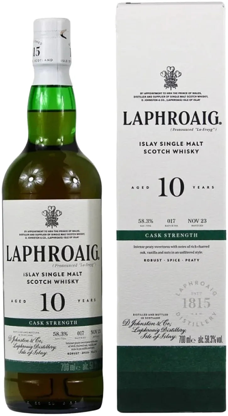 Laphroaig 10 Year Old Batch 17 Single Malt Whisky 700ml