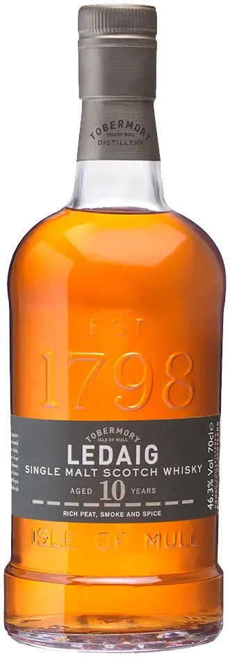Ledaig 10 Year Old Isle Of Mull Single Malt Whisky 700ml | Bottle Stop