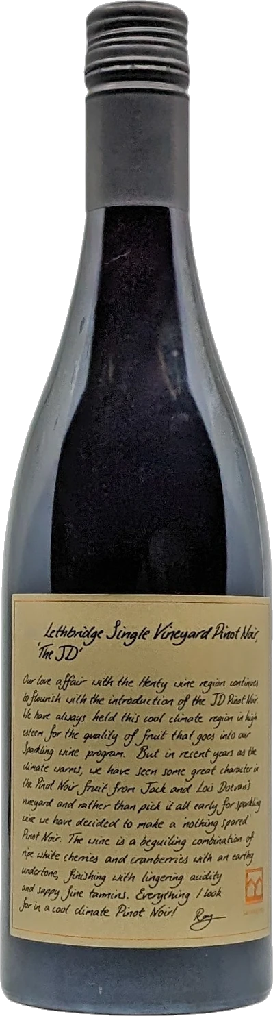Lethbridge The JD' Henty Pinot Noir 750ml | Bottle Stop