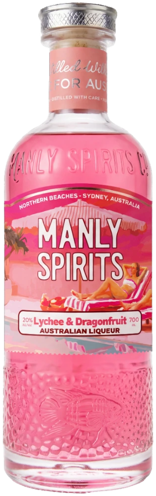 Manly Spirits Co. Distillery Lychee & Dragonfruit Liqueur 700ml | Bottle Stop