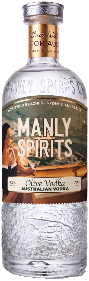 Manly Spirits Co. Distillery Olive Vodka 700ml | Bottle Stop