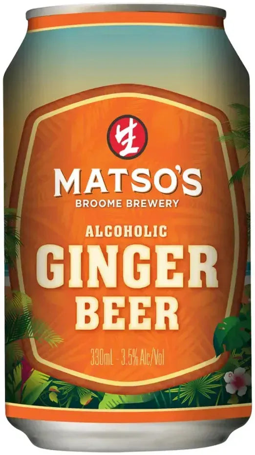 Buy Matsos Ginger Beer 3.5% 30 Pack Cans 330ml Online at Bottle Stop