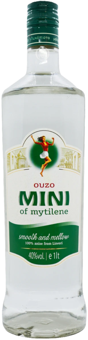 Mini Ouzo of Mytilene Greek Anise Spirit 1L | Bottle Stop