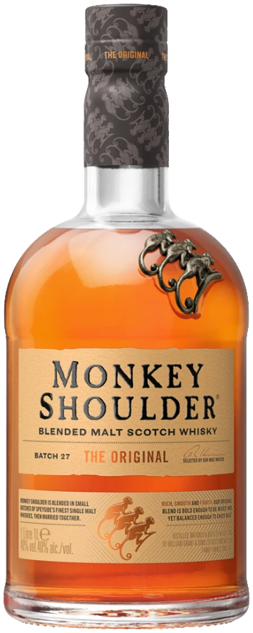 Monkey Shoulder Batch 27 The Original Blended Malt Scotch Whisky 1L | Bottle Stop
