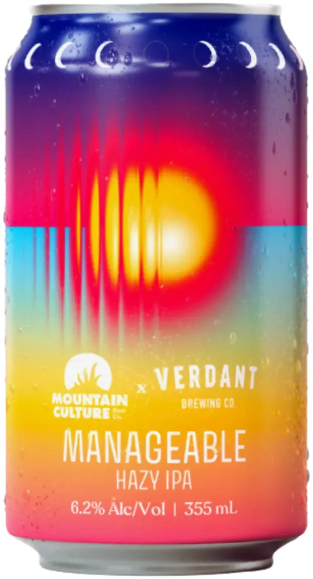 Mountain Culture Beer Co Manageable IPA 6.2% 16 Pack Cans 355ml | Bottle Stop