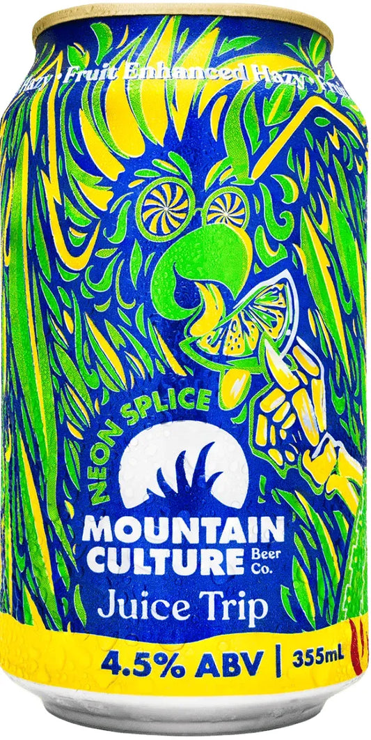 Mountain Culture Beer Co Juice Trip Neon Splice 4.5% Cans 355ml | Bottle Stop