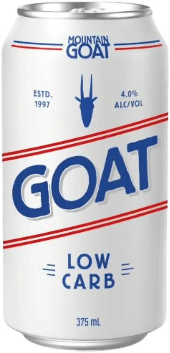 Buy Mountain Goat Ultra Low Carb 24 Pack Cans 375ml Online at Bottle Stop