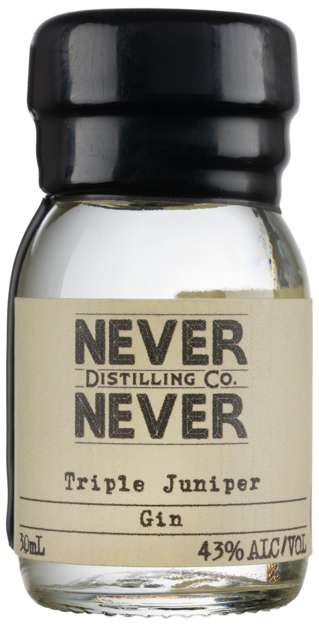 Buy Never Never Distilling Co. Triple Juniper Gin 30ml Online at Bottle Stop