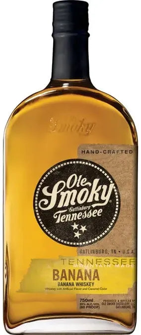 Buy Ole Smoky Banana Whiskey 750ml Online at Bottle Stop