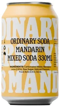 Buy Ordinary Soda Mandarin 12 Pack Cans 330ml Online at Bottle Stop