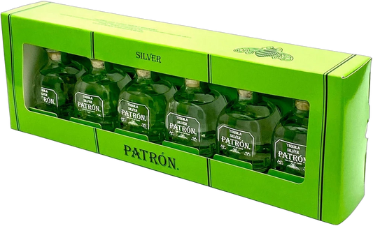 Patron Silver Agave 6 Pack Minis 50ml | Bottle Stop