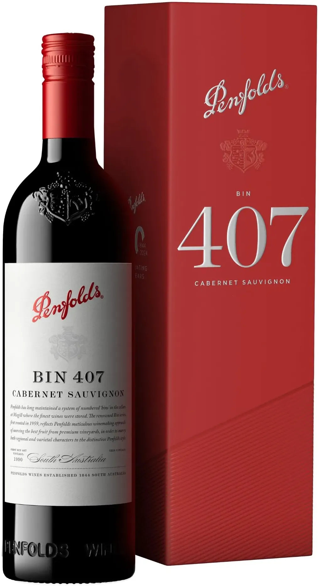 Buy Penfolds Bin 407 Cabernet Sauvignon 2023 Giftbox 750ml Online at Bottle Stop