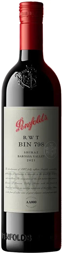 Buy Penfolds RWT Shiraz 2021 750ml Online at Bottle Stop