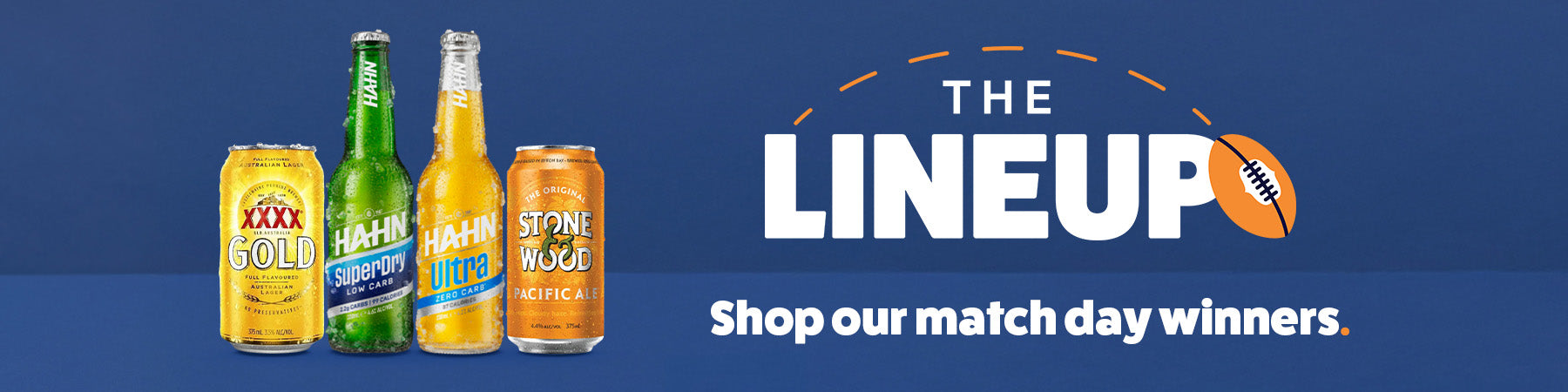 Shop your match day winners - Bottle Stop