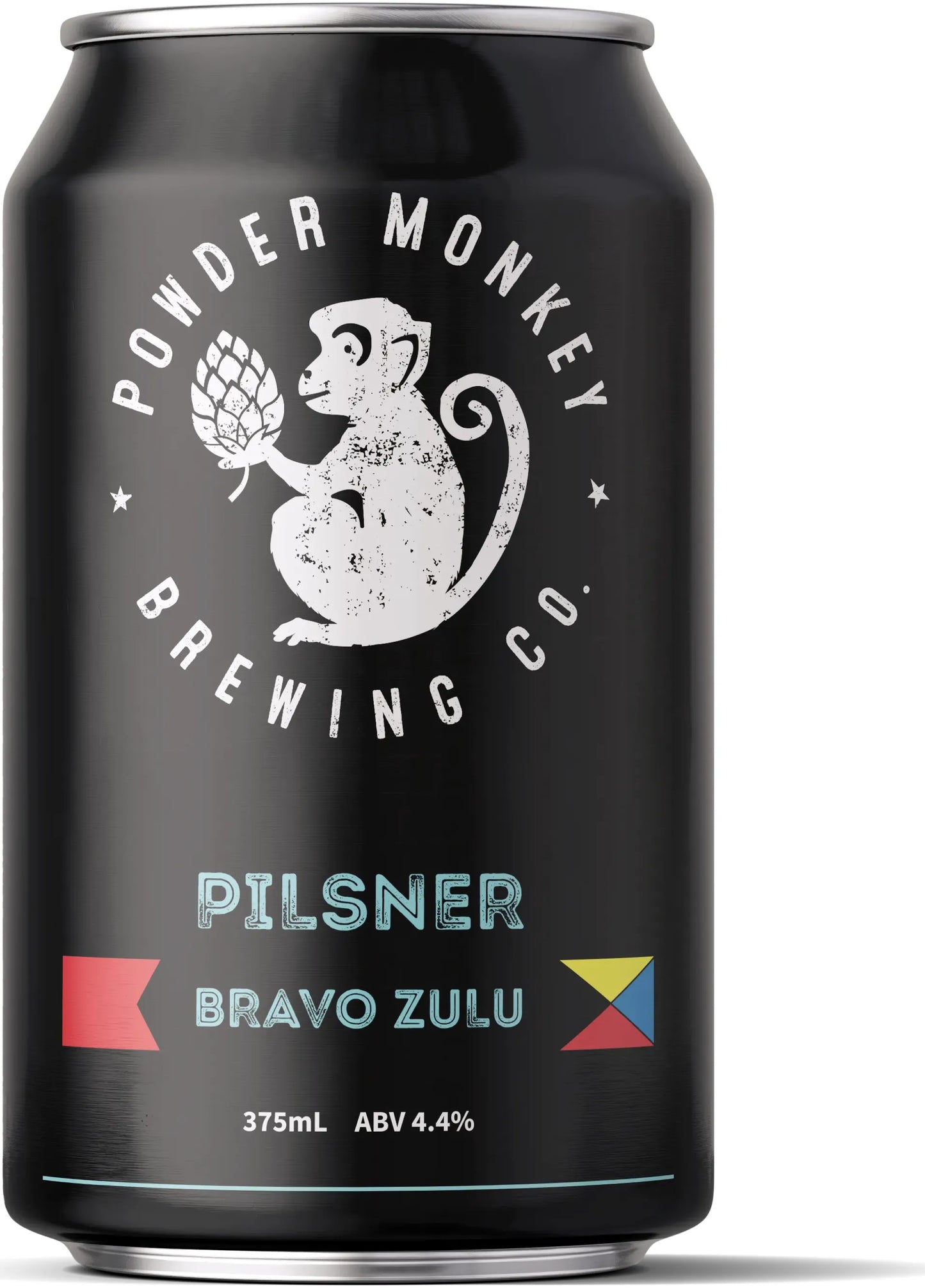 Powder Monkey Brewing Co Bravo Zulu Pilsner 4.4% 16 Pack Cans 375ml | Bottle Stop