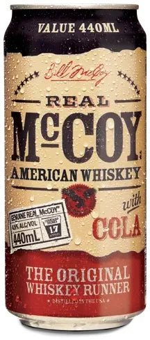 Real Mccoy Bourbon Cola 4.5% 24 Pack Cans 440ml | Bottle Stop