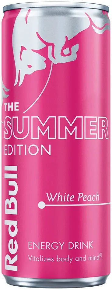 Red Bull Energy Drink Summer White Peach 12 Pack Cans 250ml | Bottle Stop