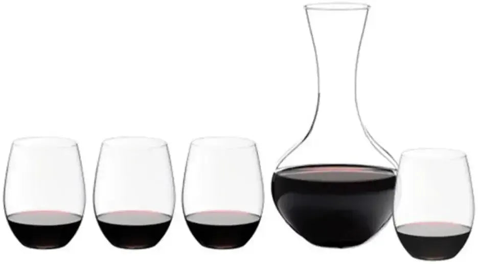 Riedel O Wine Tumbler 4 Pack & Decanter | Bottle Stop
