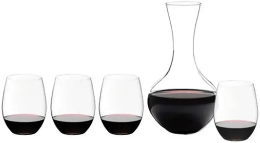 Riedel O Wine Tumbler 4 Pack & Decanter | Bottle Stop