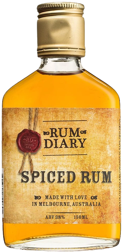 The Rum Diary Spiced Rum Hip Flask 150ml