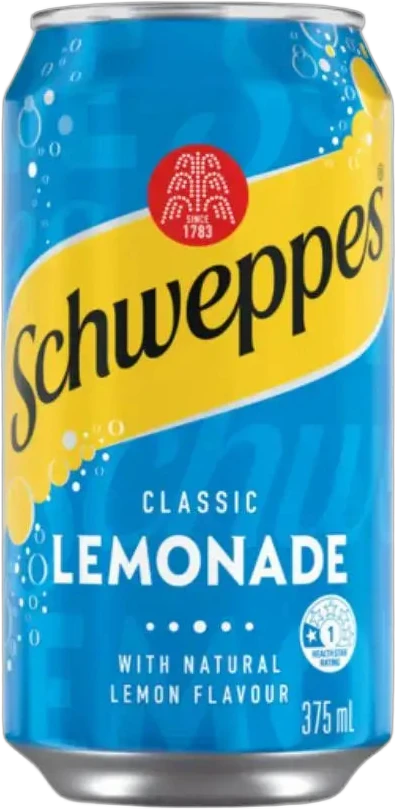 Schweppes Lemonade 30 Pack Cans 375ml | Bottle Stop