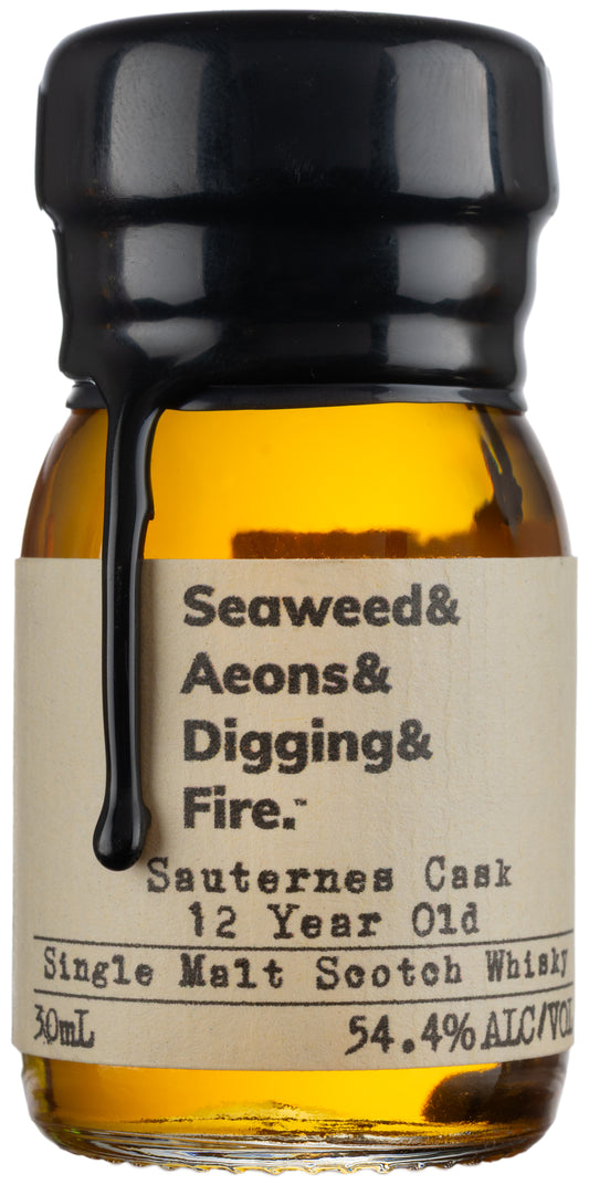 Buy Seaweed & Aeons & Digging & Fire Sauternes Cask 12 Year Old Single Malt Scotch Whisky 30ml Online at Bottle Stop