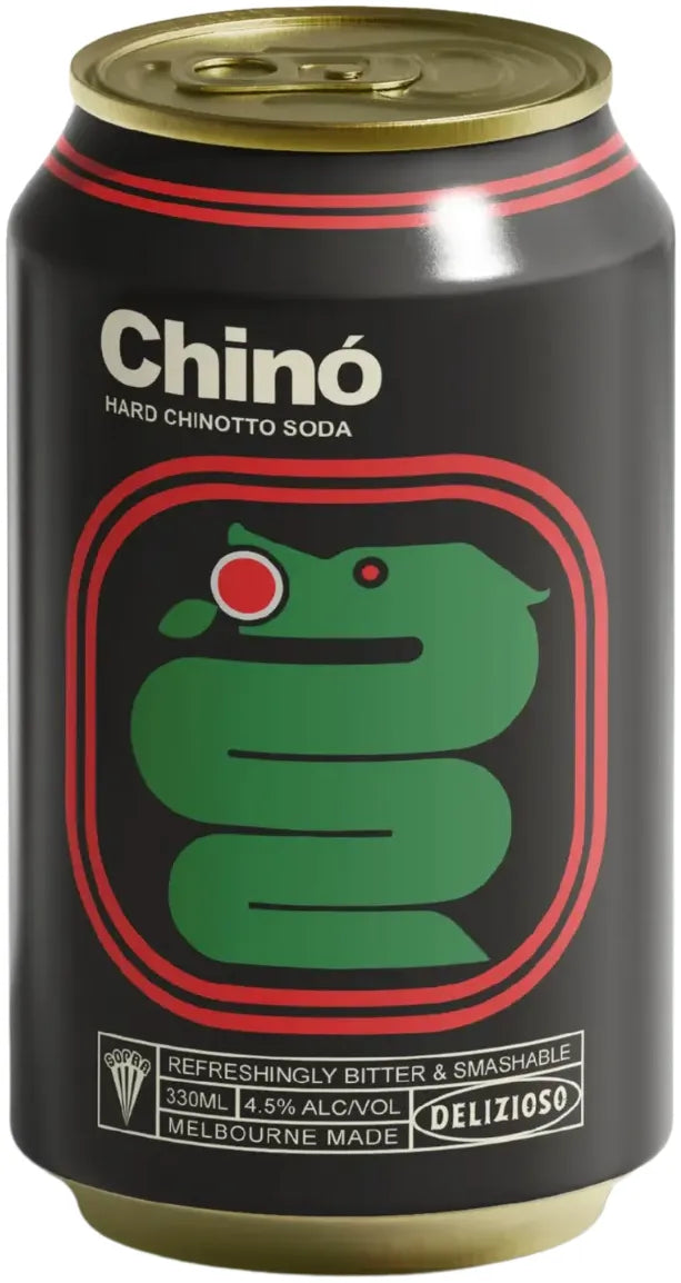 Sopra Chinò Hard Chinotto Soda 4.5% 24 Pack Cans 330ml | Bottle Stop