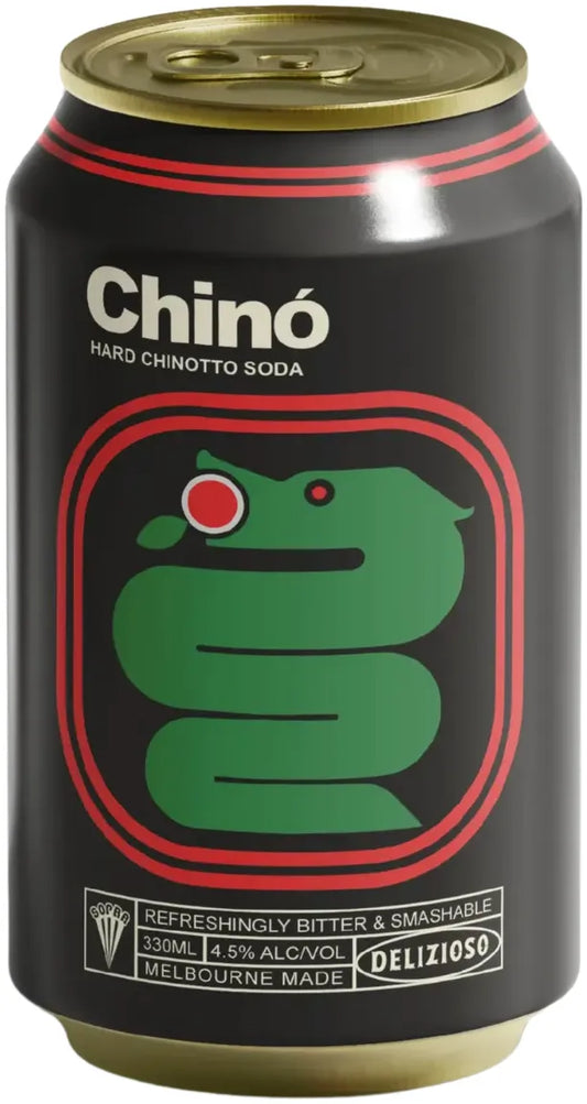 Sopra Chinò Hard Chinotto Soda 4.5% 24 Pack Cans 330ml | Bottle Stop