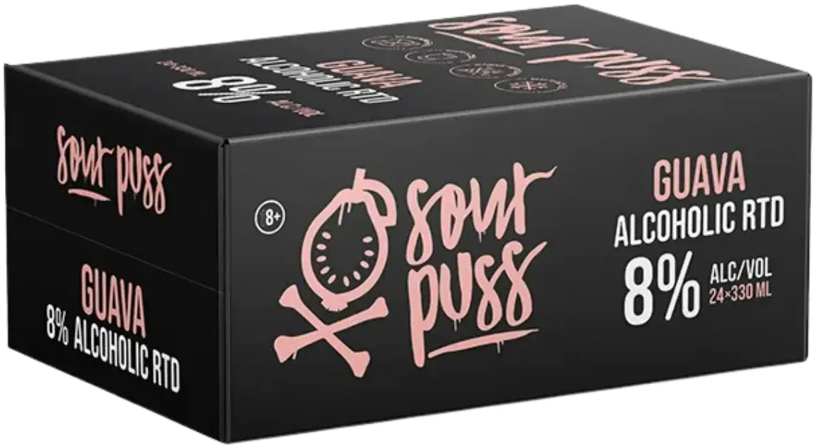 Sour Puss Guava Alcoholic RTD 330ml | Bottle Stop