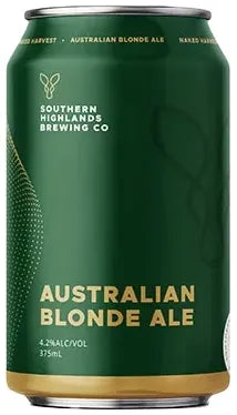 Southern Highlands Brewing Co Naked Harvest Australian Blonde Ale 4.2% 24 Pack Cans 375ml | Bottle Stop