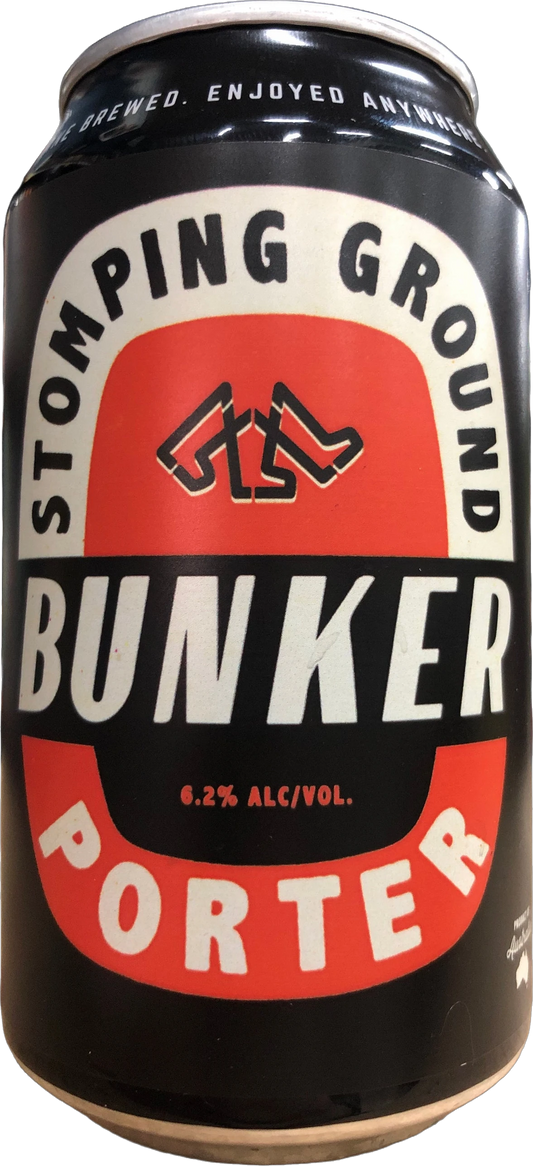 Stomping Ground Bunker Porter 5.8% 16 Pack Cans 355ml | Bottle Stop