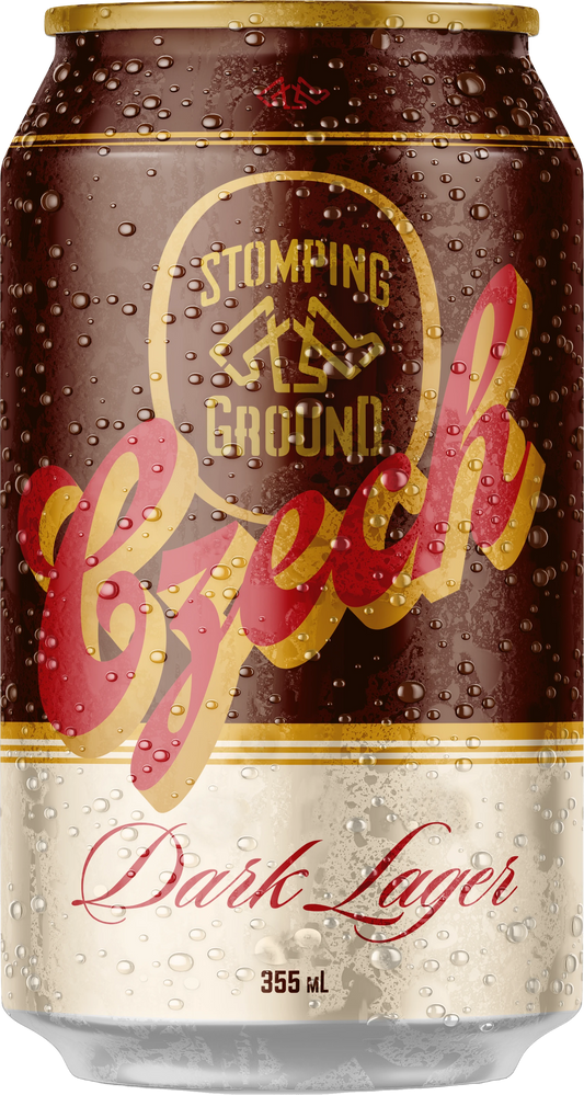 Stomping Ground Czech Dark Lager 4.5% 16 Pack Cans 355ml | Bottle Stop