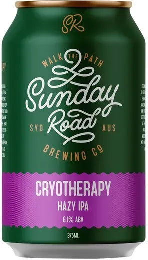 Sunday Road Brewing Cryotherapy Hazy IPA Cans 375ml | Bottle Stop