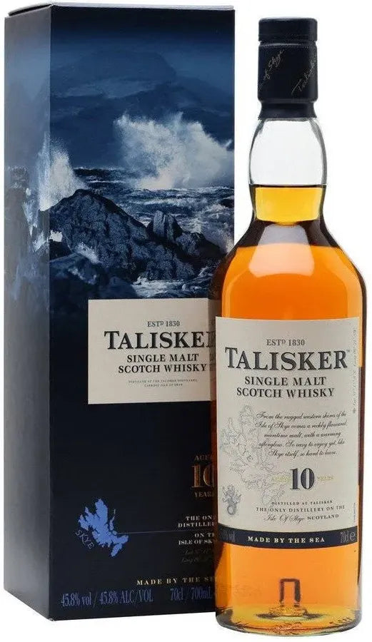 Talisker 10 Year Old Single Malt Scotch Whisky 750ml