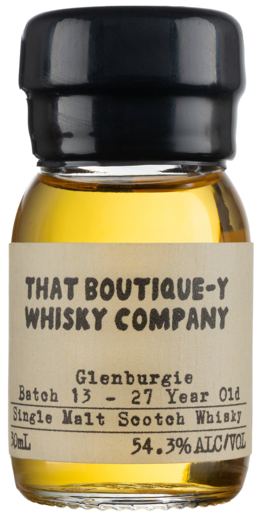 Buy That Boutique-y Whisky Company 27 Year Old Glenburgie Single Malt Whisky 30ml Online at Bottle Stop