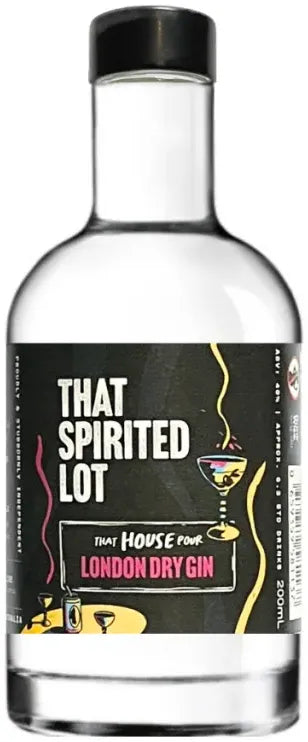 Buy That Spirited Lot Distillers That House Pour Gin 200ml Online at Bottle Stop
