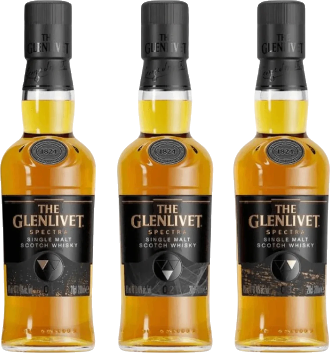 The Glenlivet Spectra Single Malt Scotch Whisky 3 x 200ml | Bottle Stop