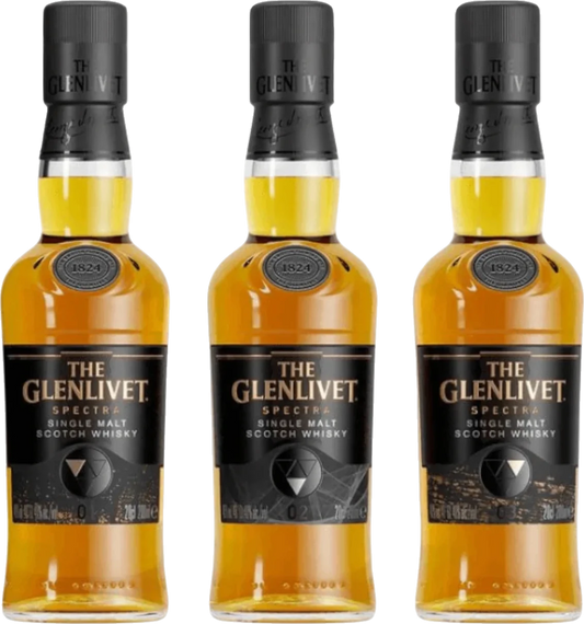 The Glenlivet Spectra Single Malt Scotch Whisky 3 x 200ml | Bottle Stop