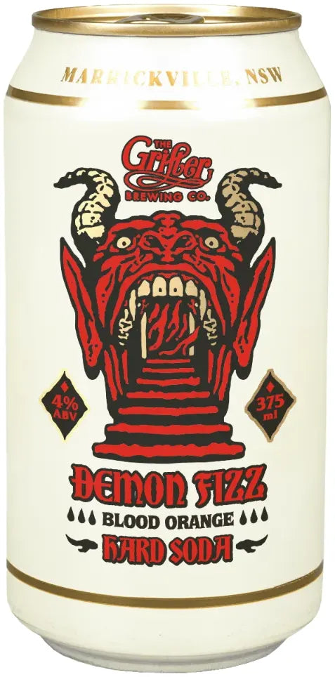 Buy The Grifter Brewing Co. Demon Fizz Hard Soda 4% 24 Pack Cans 375ml Online at Bottle Stop