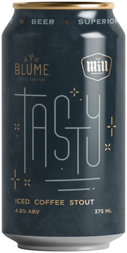 Buy The Mill Brewery Tasty Iced Coffee Stout X Blume Coffee 4.8% 24 Pack Cans 375ml Online at Bottle Stop