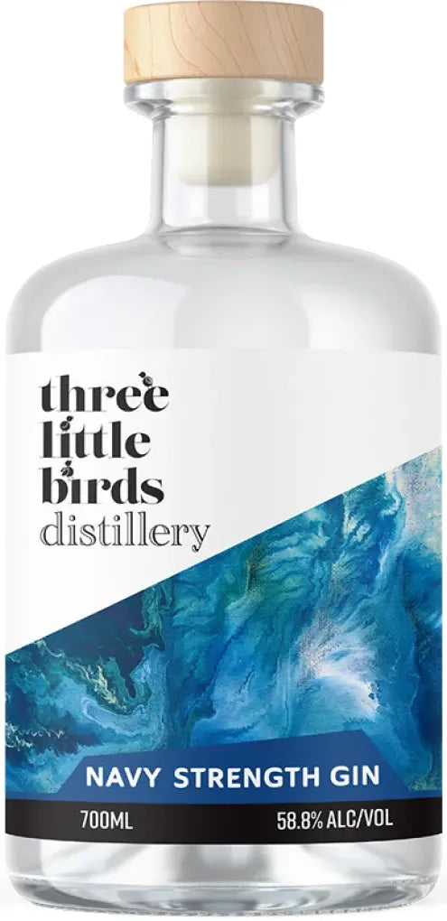 Buy Three Little Birds Distillery Navy Strength Gin 700ml Online at Bottle Stop