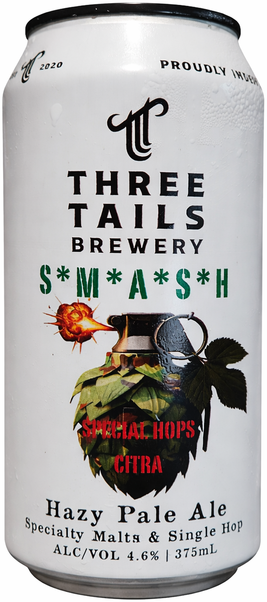 Three Tails Smash Hazy Pale Ale 4.6% Cans 375ml | Bottle Stop