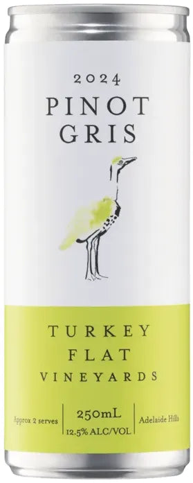 Buy Turkey Flat Pinot Gris 24 Pack Cans 250ml Online at Bottle Stop